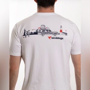 Birddogs White Sharehouse Tee